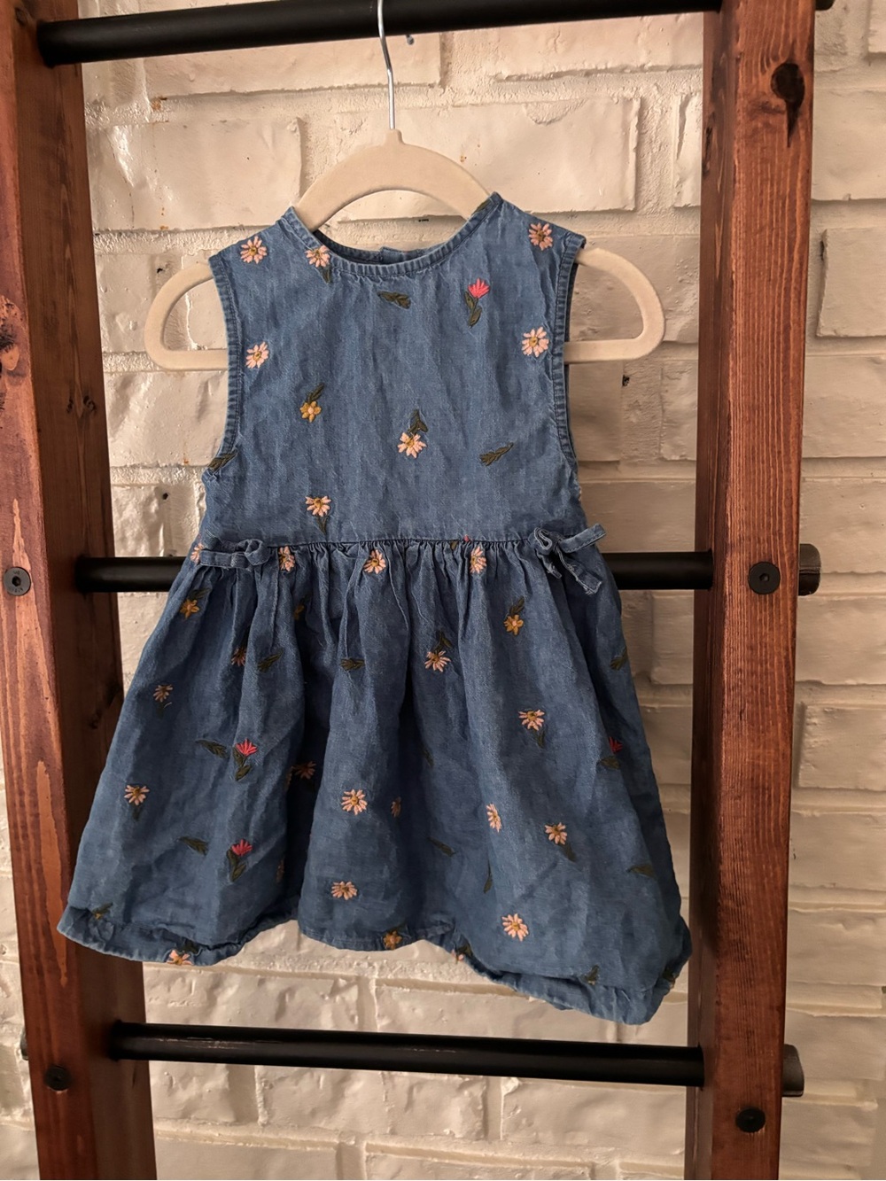 ✨3/$25✨ Embroidered Denim Dress